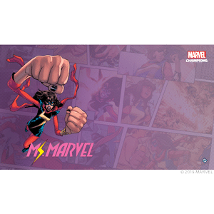 Marvel Champions Ms. Marvel Playmat image 0